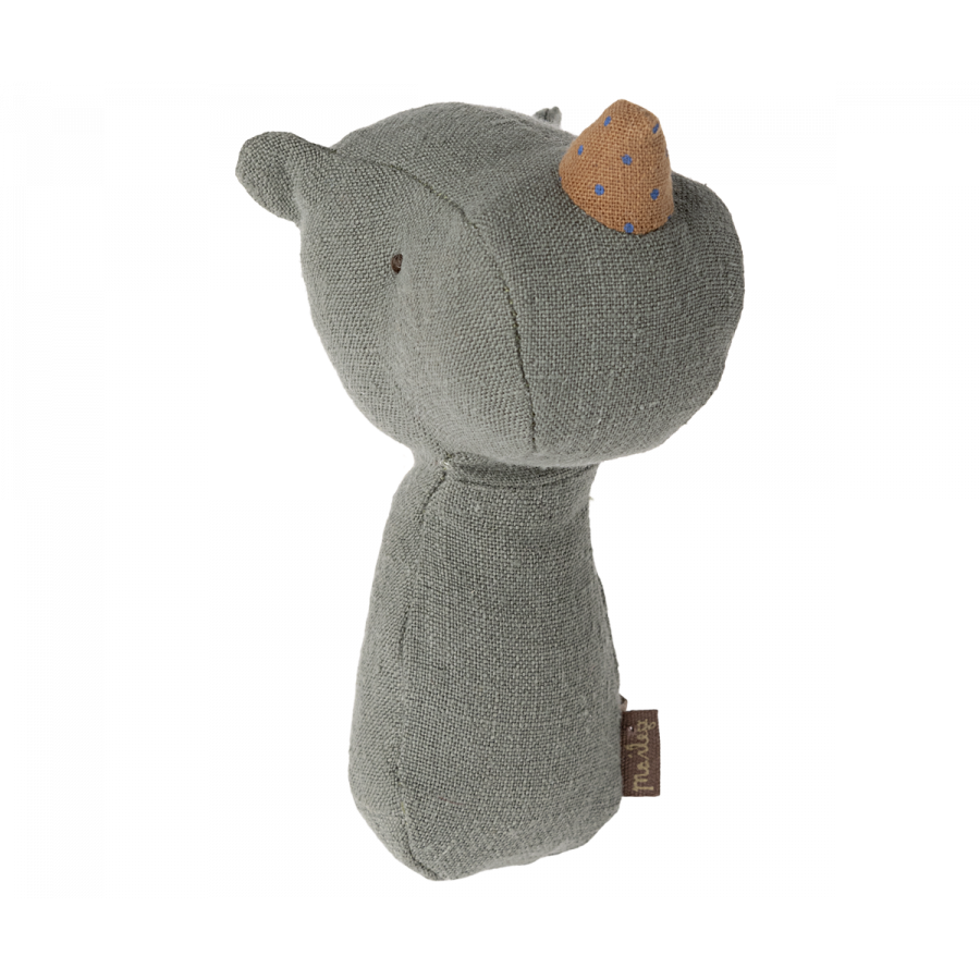 Lullaby Friends Rhino Rattle - Pine