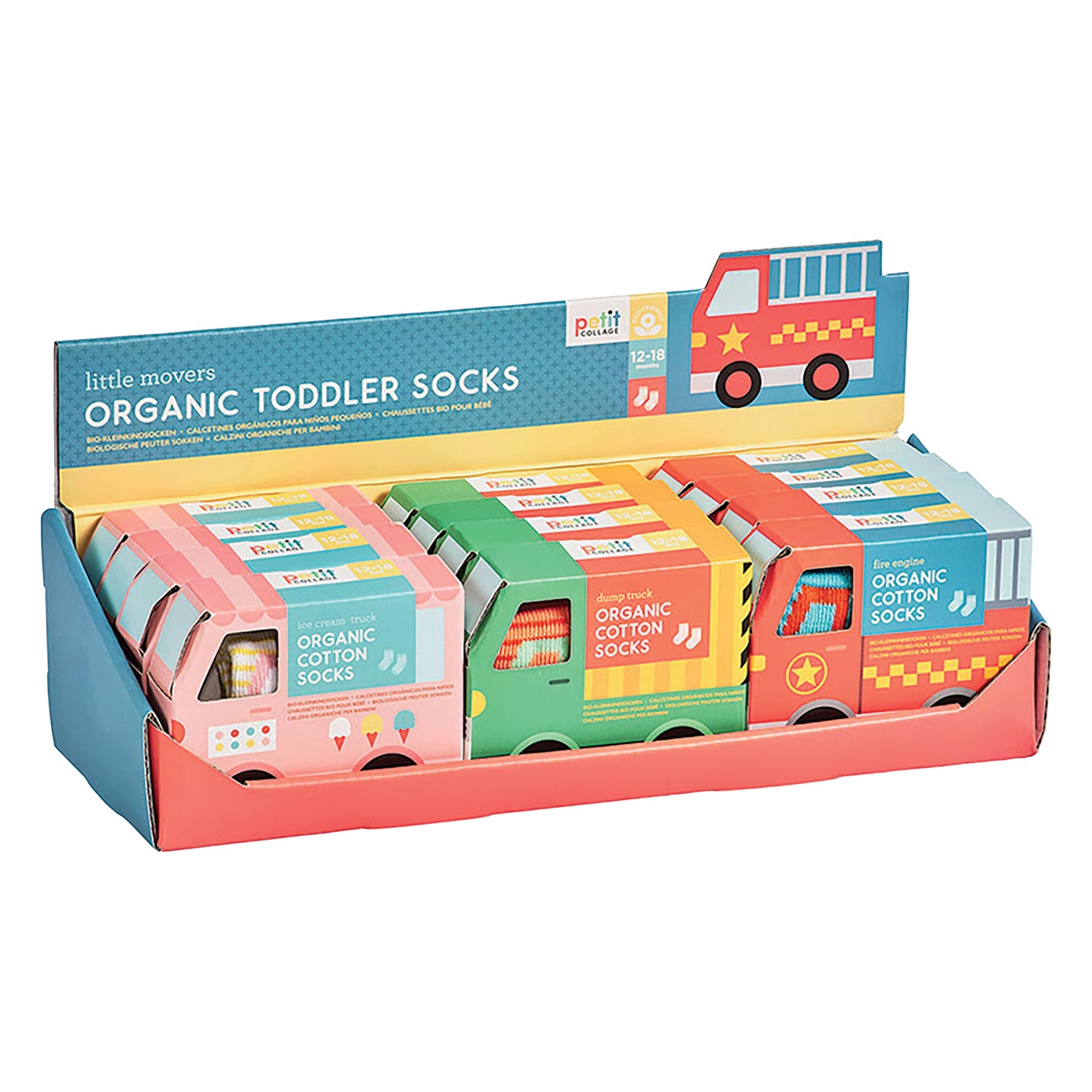 Organic Toddler Socks - Little Movers