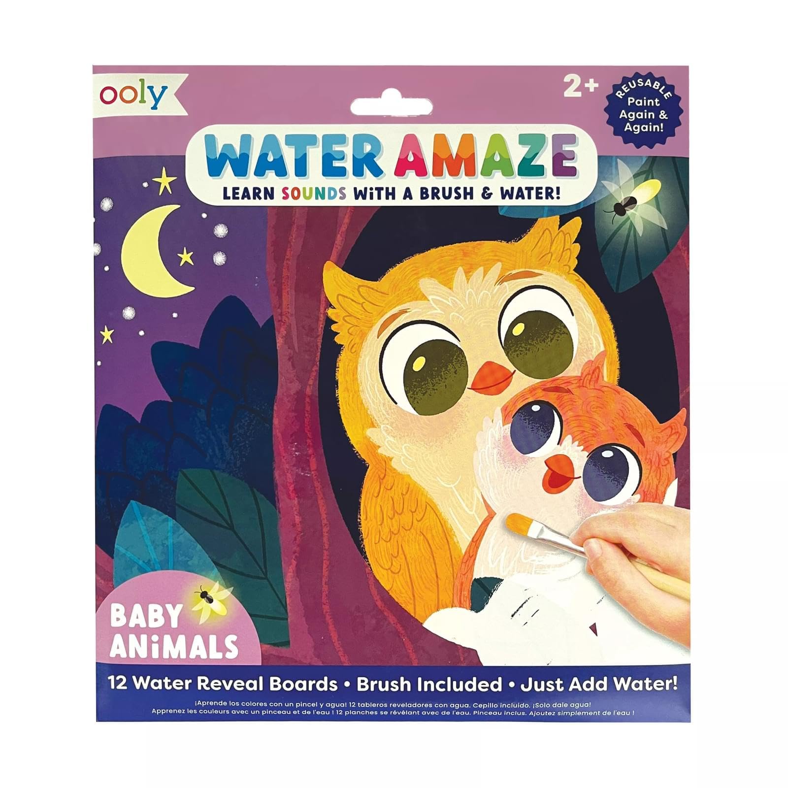 Water Amaze Water Reveal Boards - Baby Animals