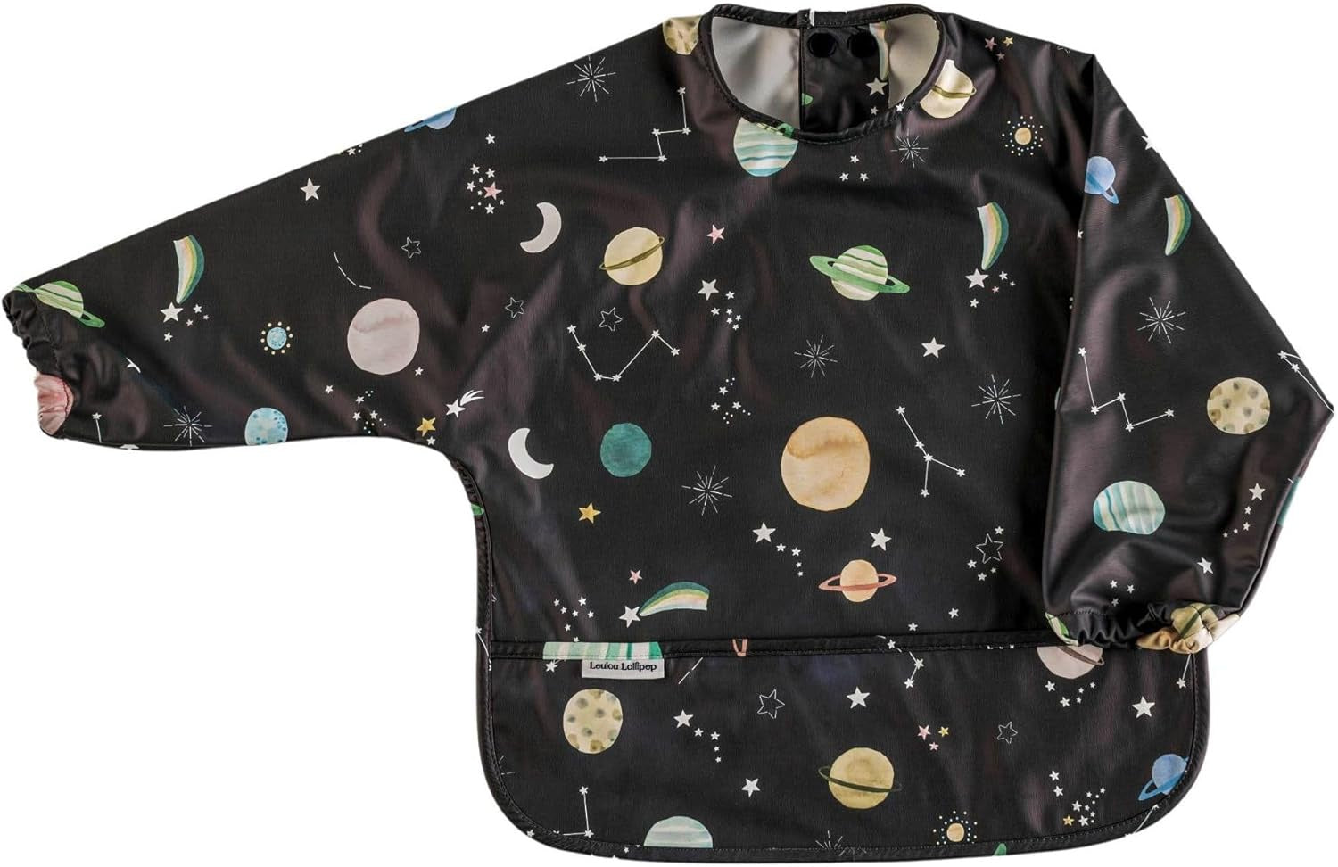 Long Sleeve Bib - Planets