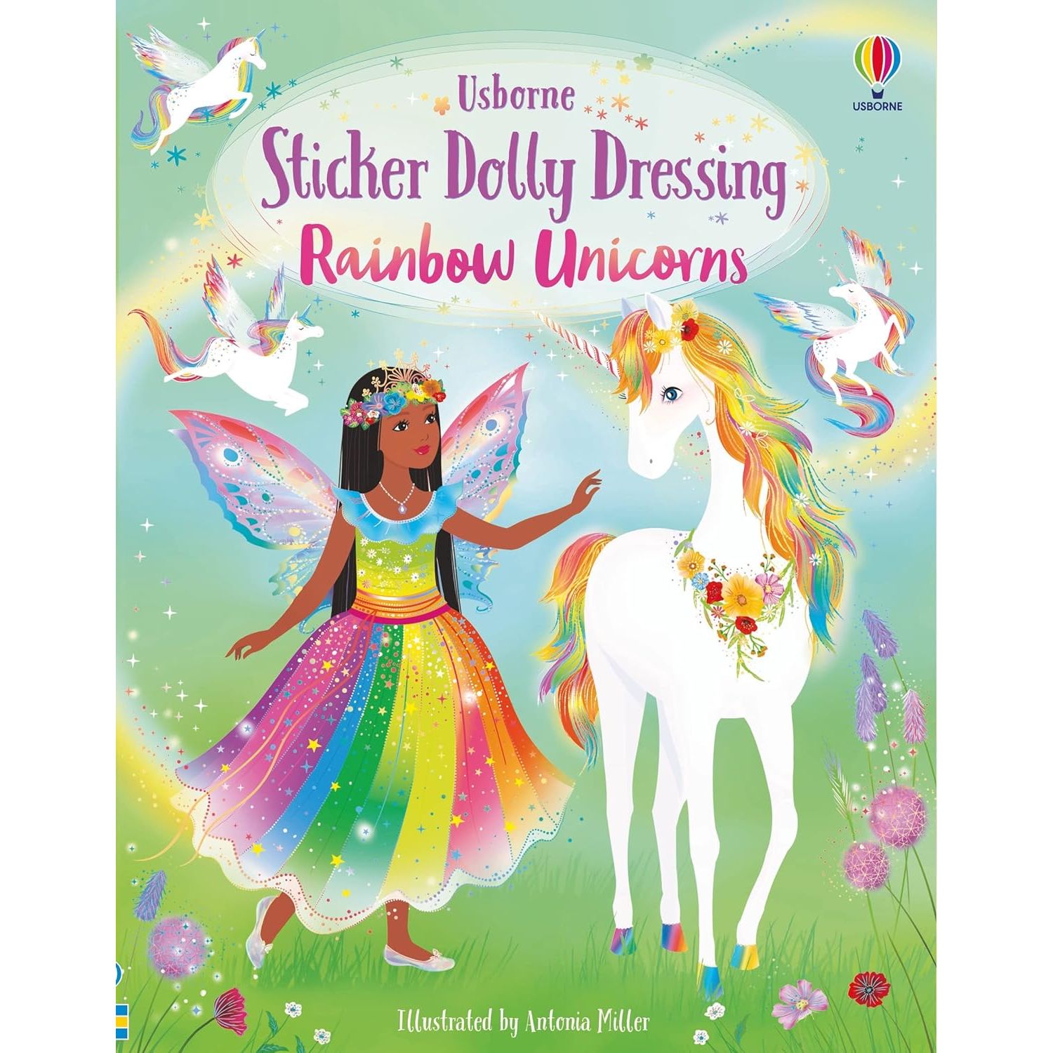 Sticker Dolly Dressing Rainbow Unicorns