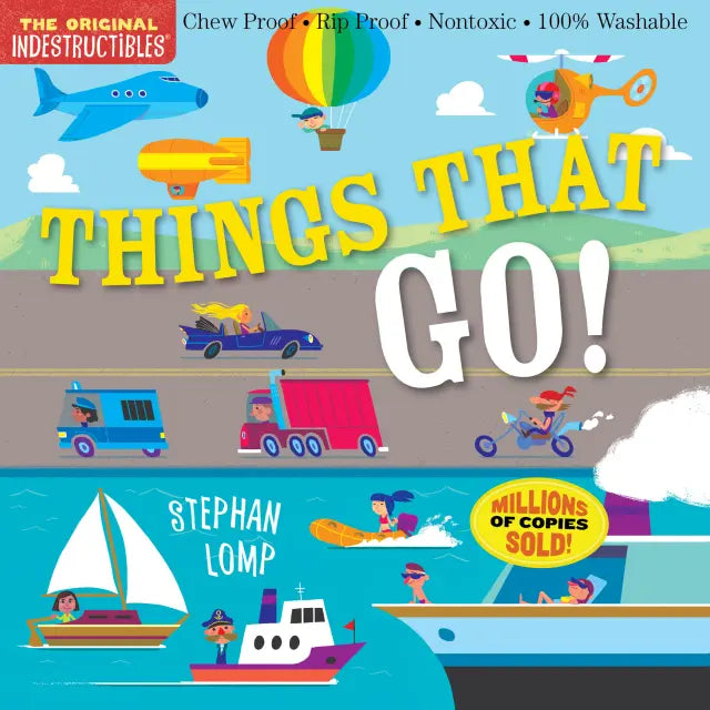 Indestructibles Book - Things That Go!