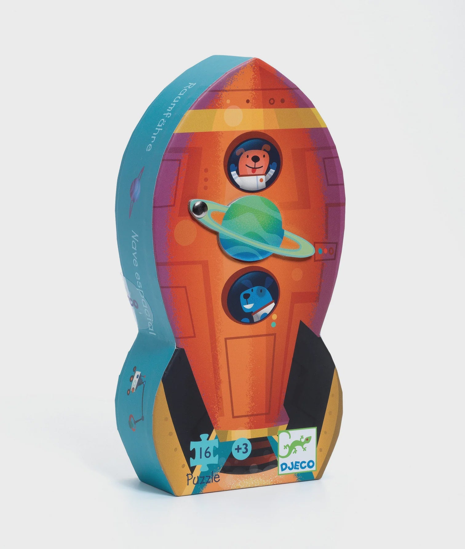 Spaceship 16pc Silhouette Mini Jigsaw Puzzle