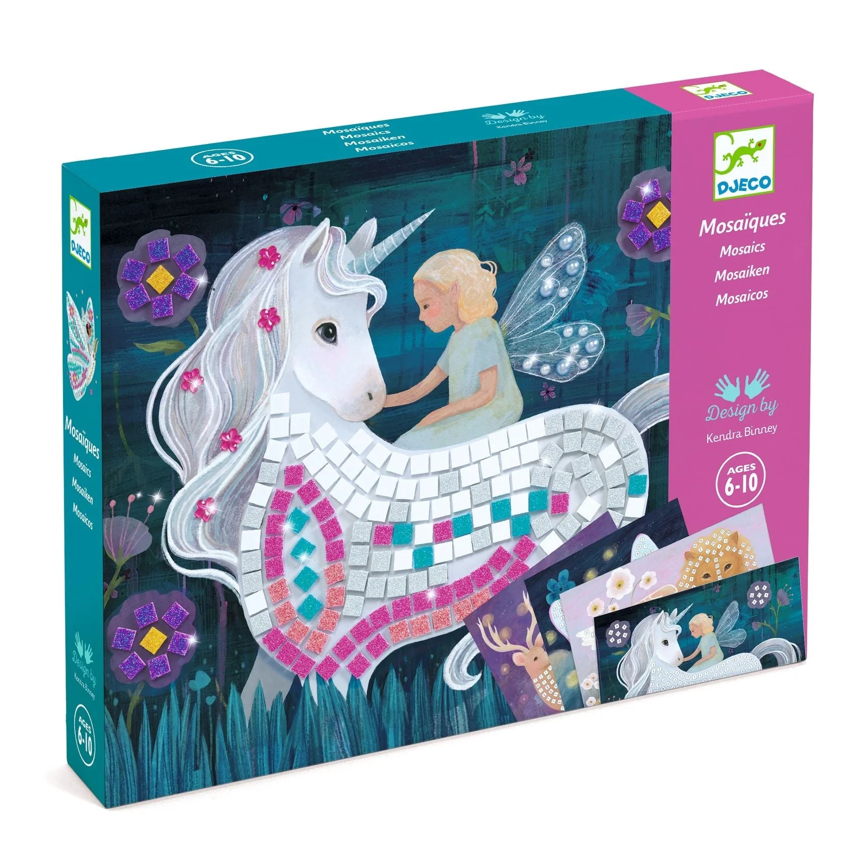 Mosaics - The Enchanted World Sticker & Jewel Craft Kit