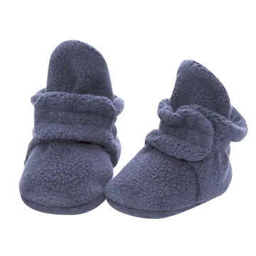 Cozie Fleece Baby Booties - Denim Navy