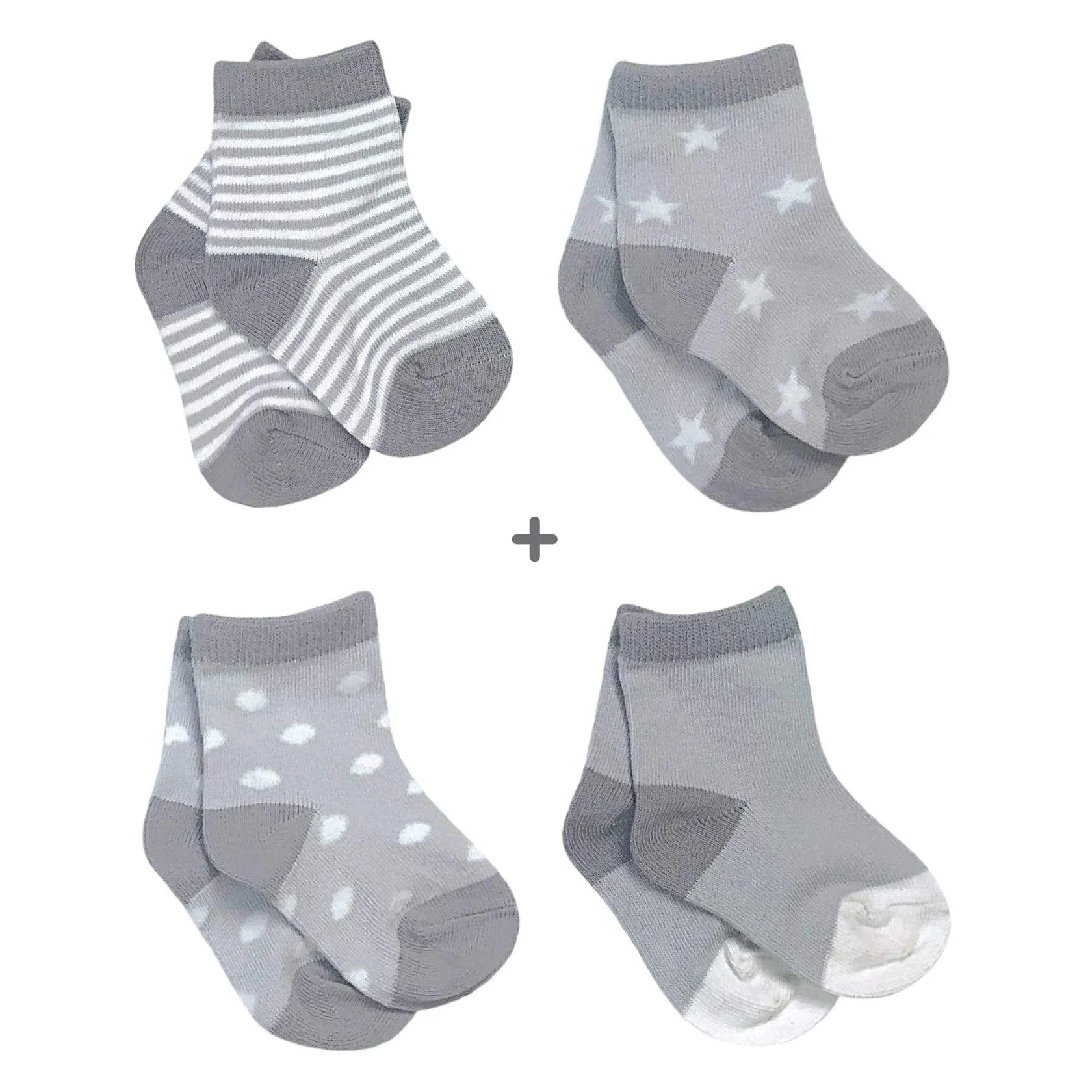 Baby Sock Set - Grey