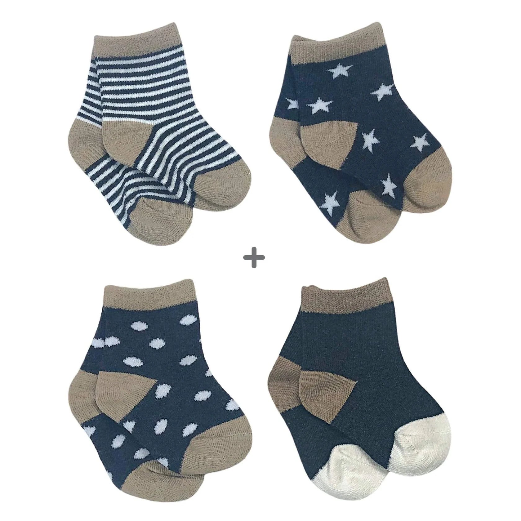 Baby Sock Set - Navy