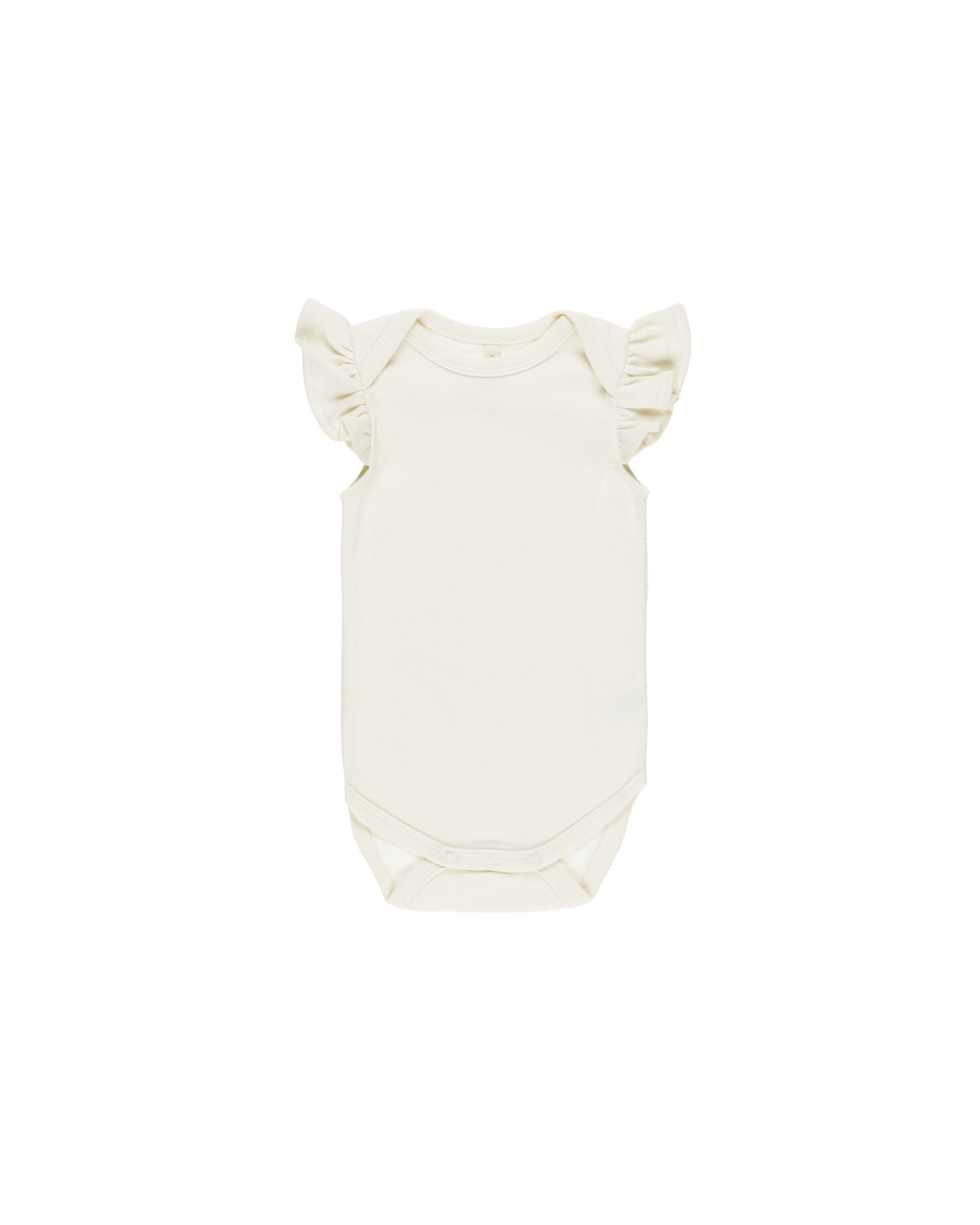 Flutter Sleeve Bodysuit - Ivory