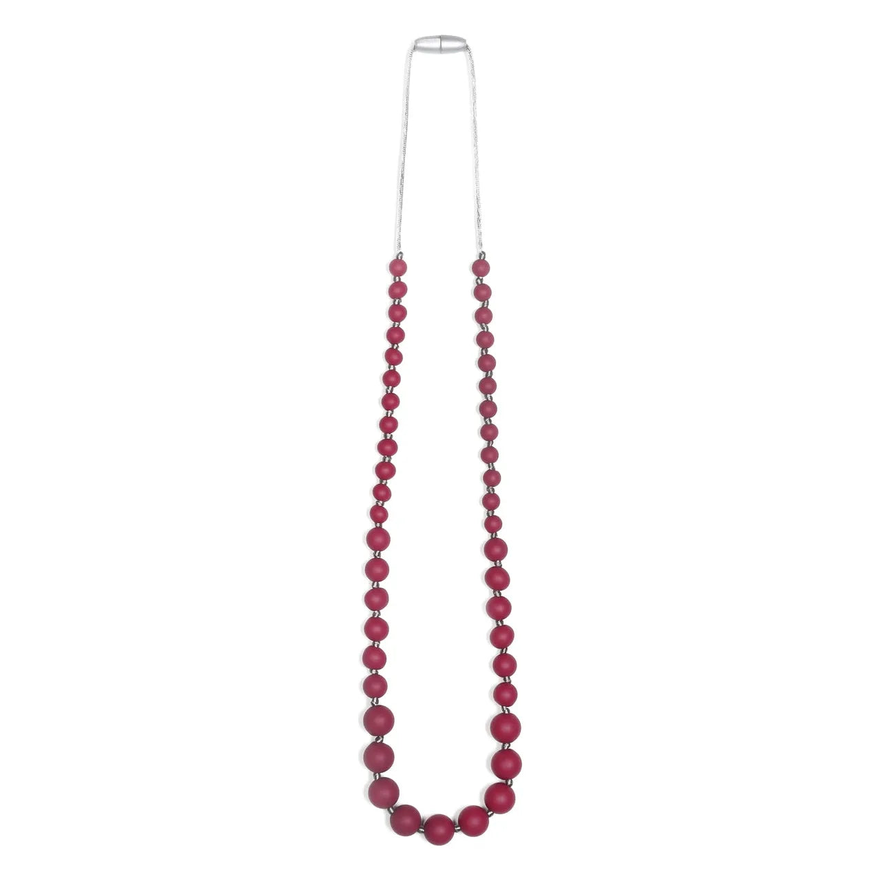 Audrey Teething Necklace - Maroon