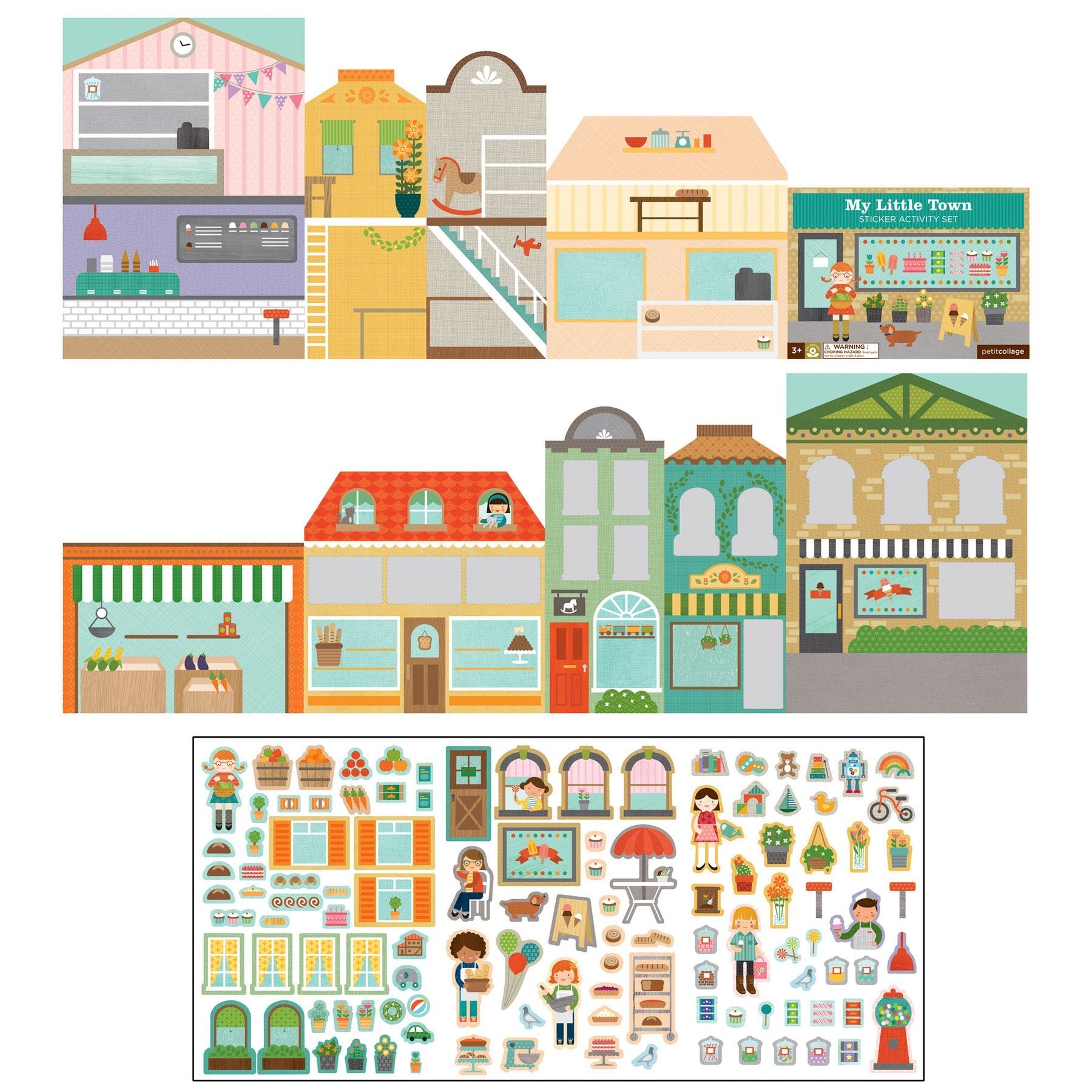 Sticker Activity Set - My Little Town