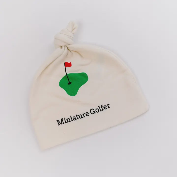 Organic Cotton Baby Beanie Hat Golf