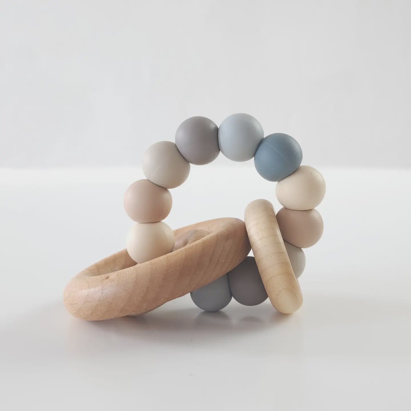 Saturn Ring Wooden Baby Teether - Riverbed