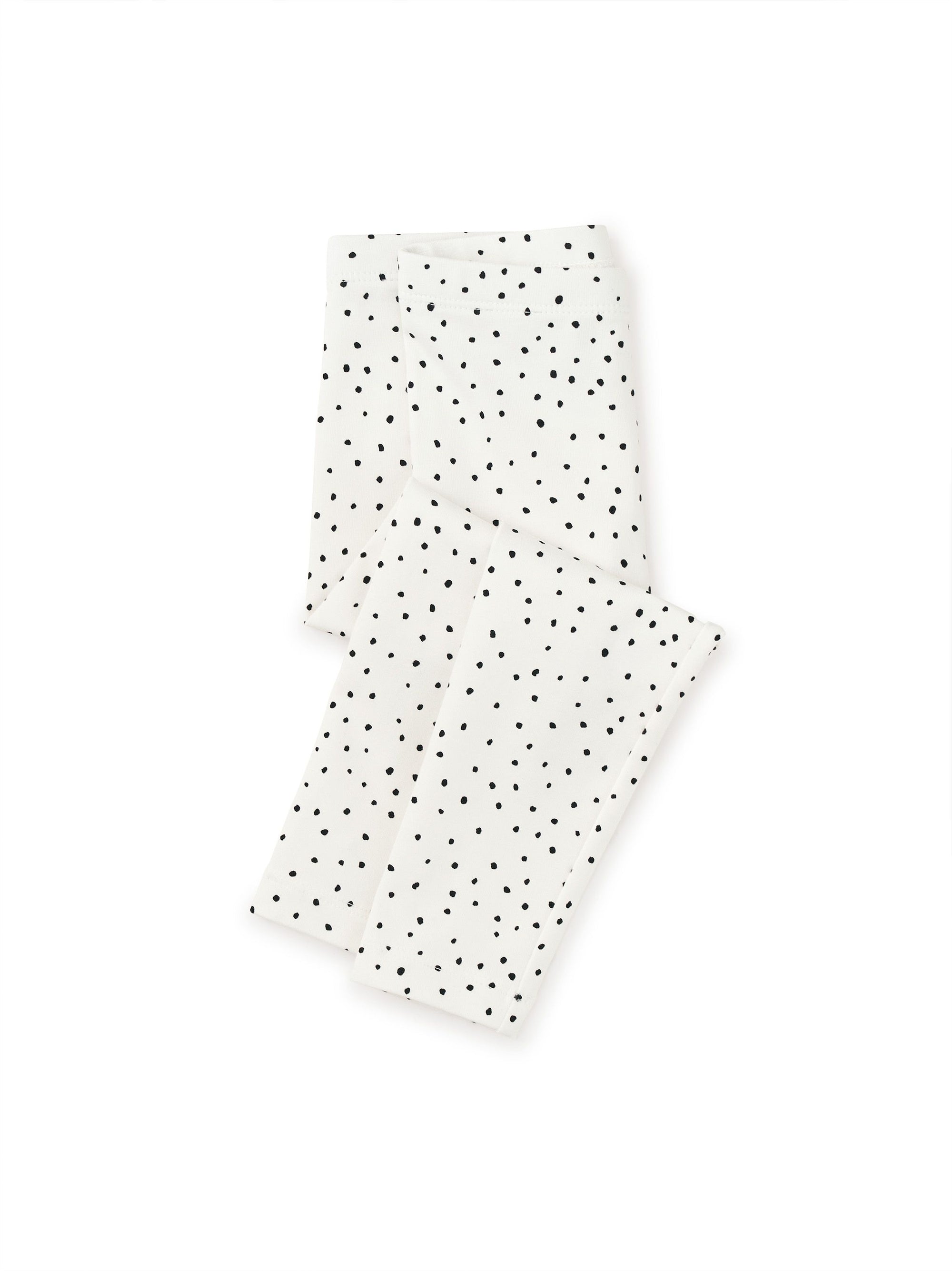 Printed Leggings - Ink Blot Dot Chalk