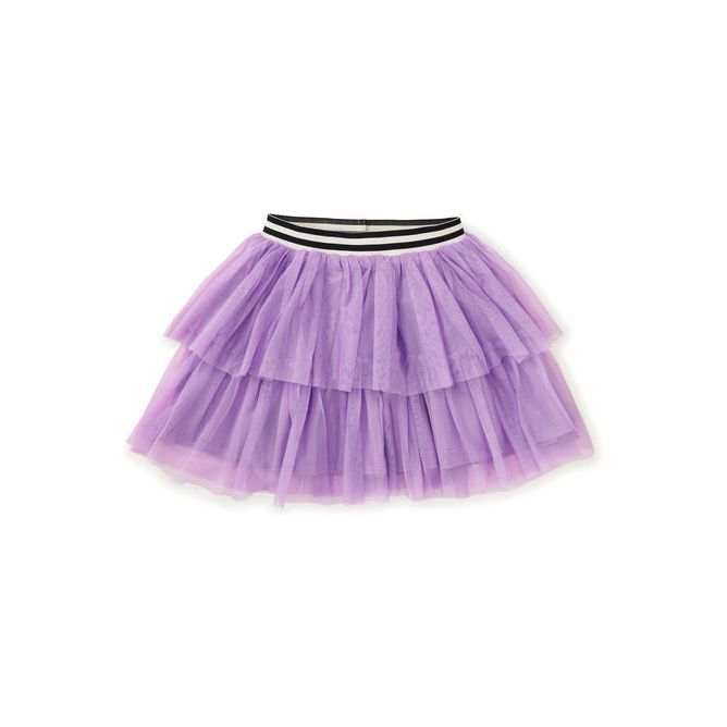 Tiered Tulle Skirt - Sheer Lilac