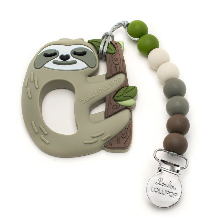 Silicone Teether Set - Sloth