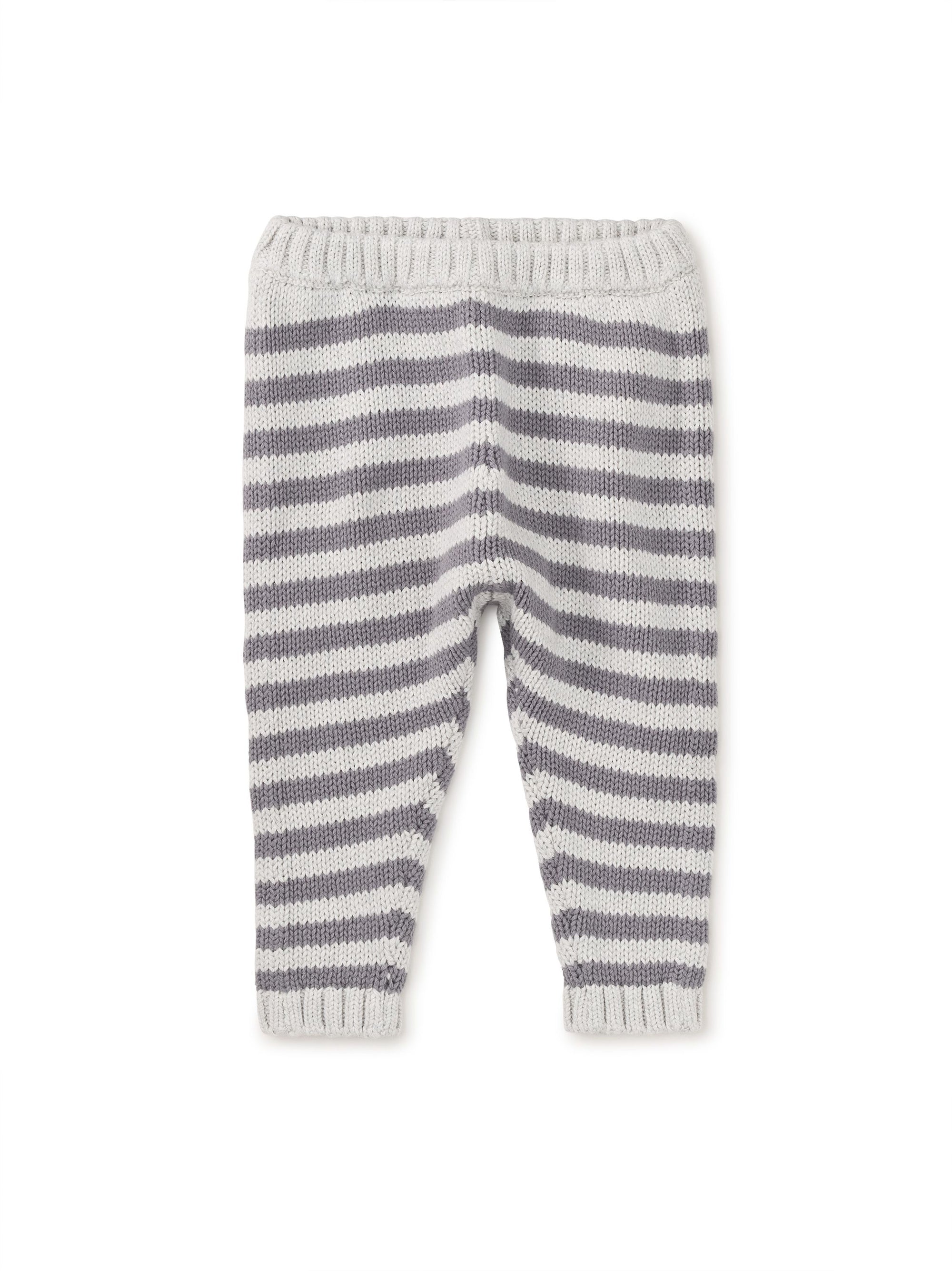 Cozy Striped Baby Pants - Chai Stripe