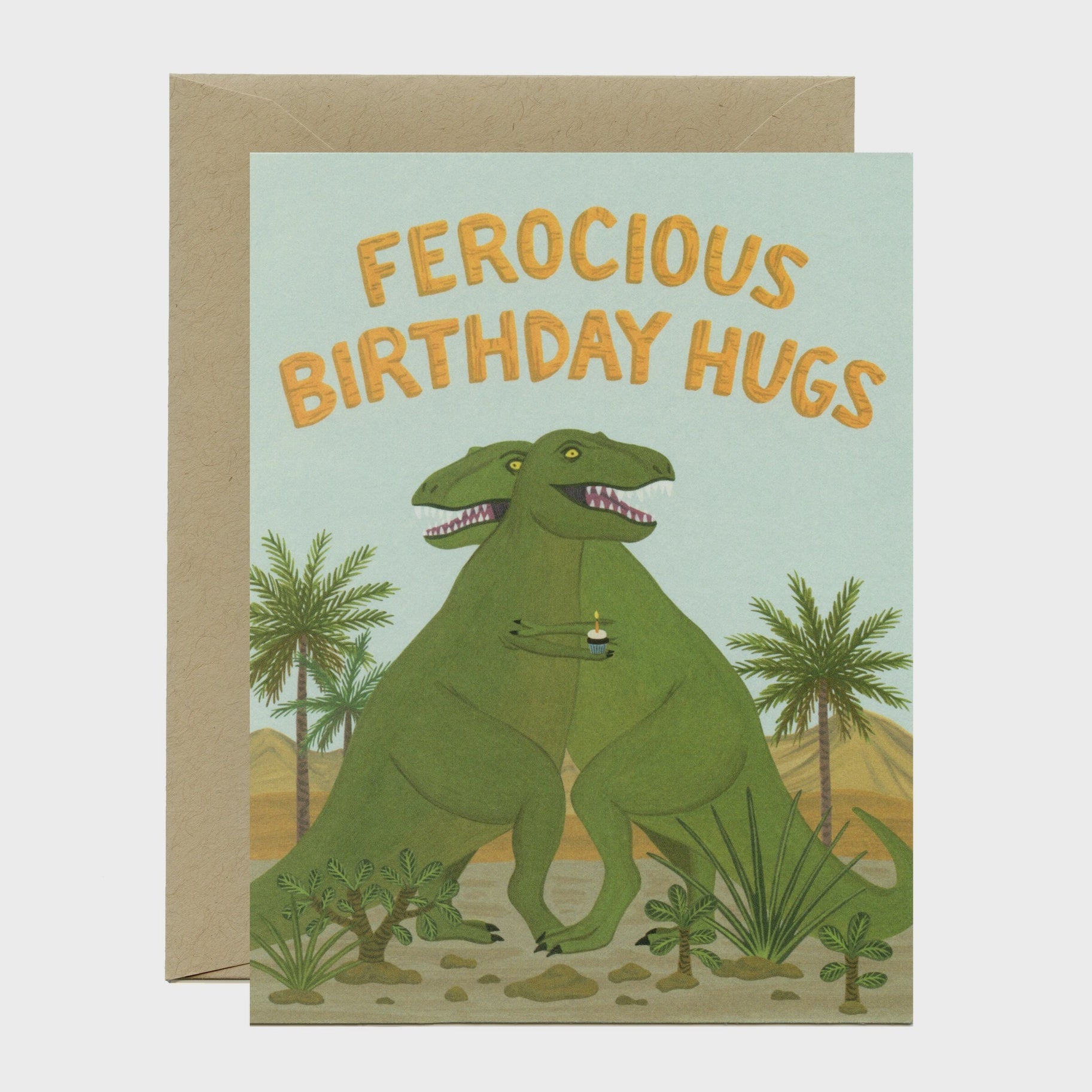 T-Rex Ferocious Birthday Hugs