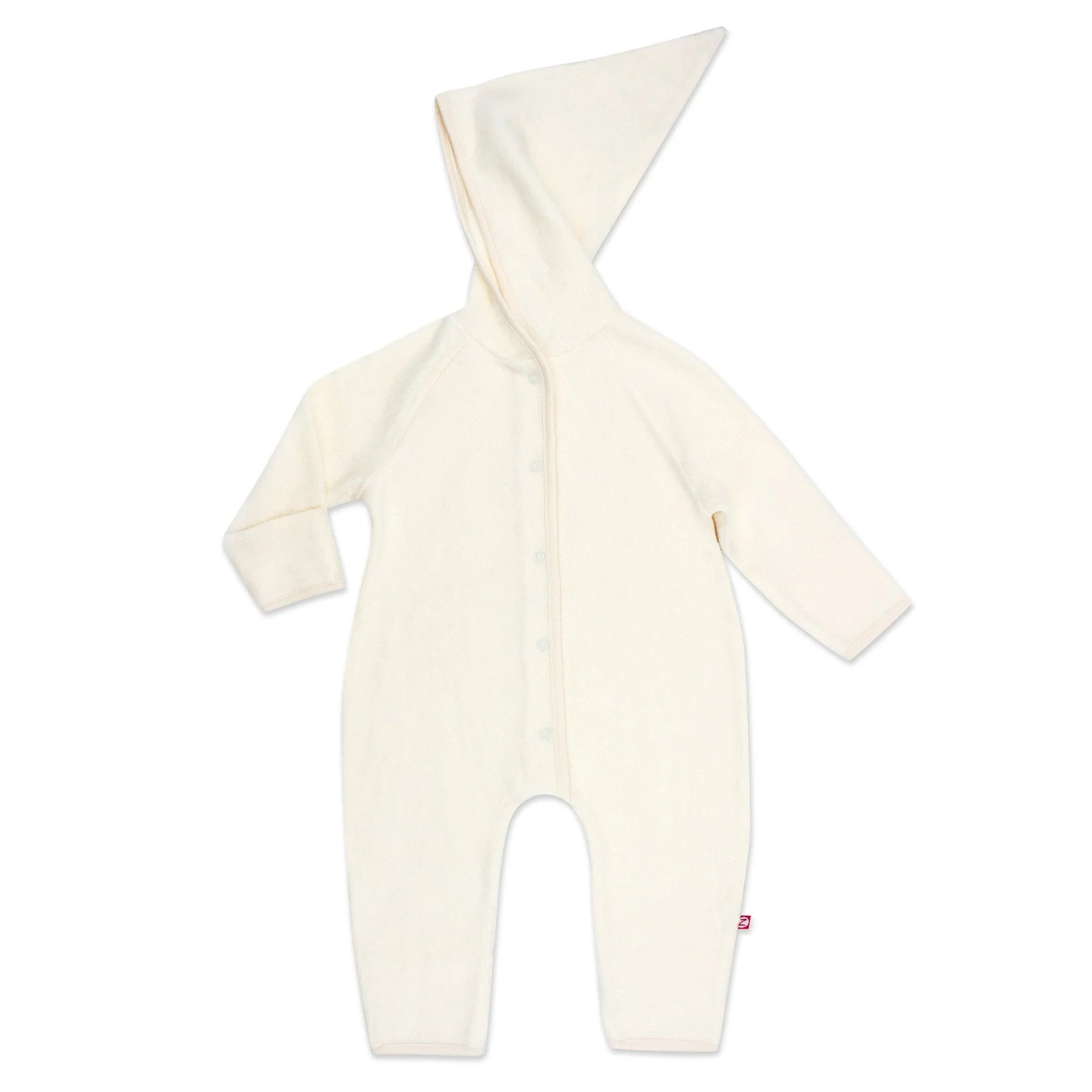 Cozie Fleece Elf Romper - Cream