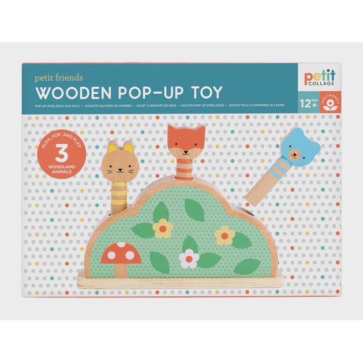 Wooden Pop-Up Toy - petit friends